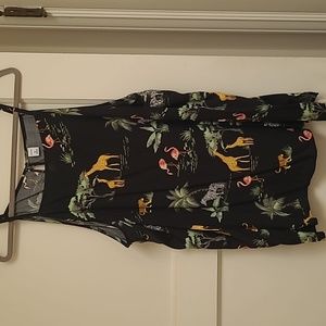 Old Navy flowy safari animal tank size XXL